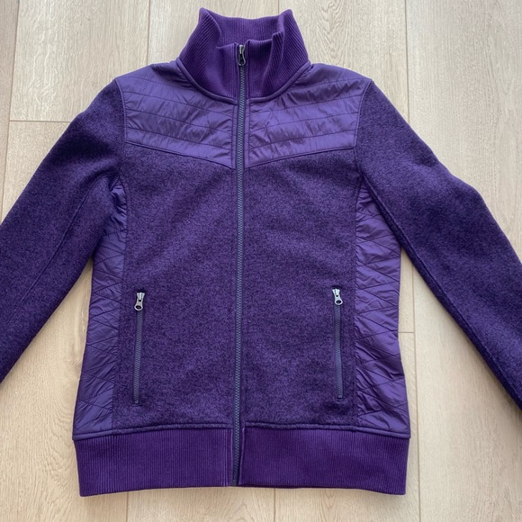Denver Hayes T-Max Purple Zip-Up Sweater, Size S - Picture 8 of 12
